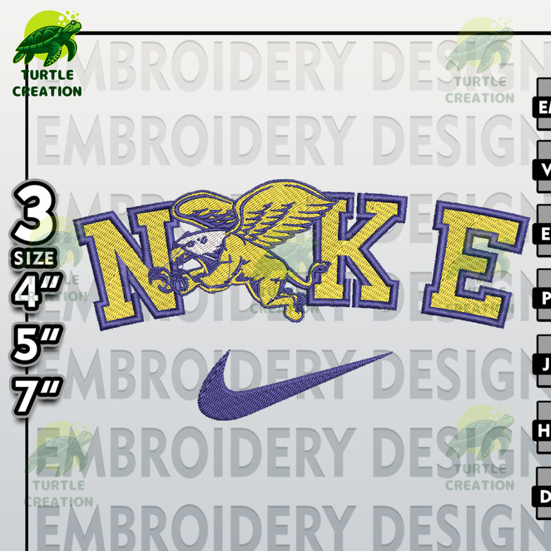 NCAA Embroidery Files, Nike Canisius Golden Griffins Embroidery Designs, Machine Embroidery Files, NCAA Golden Griffins.jpg