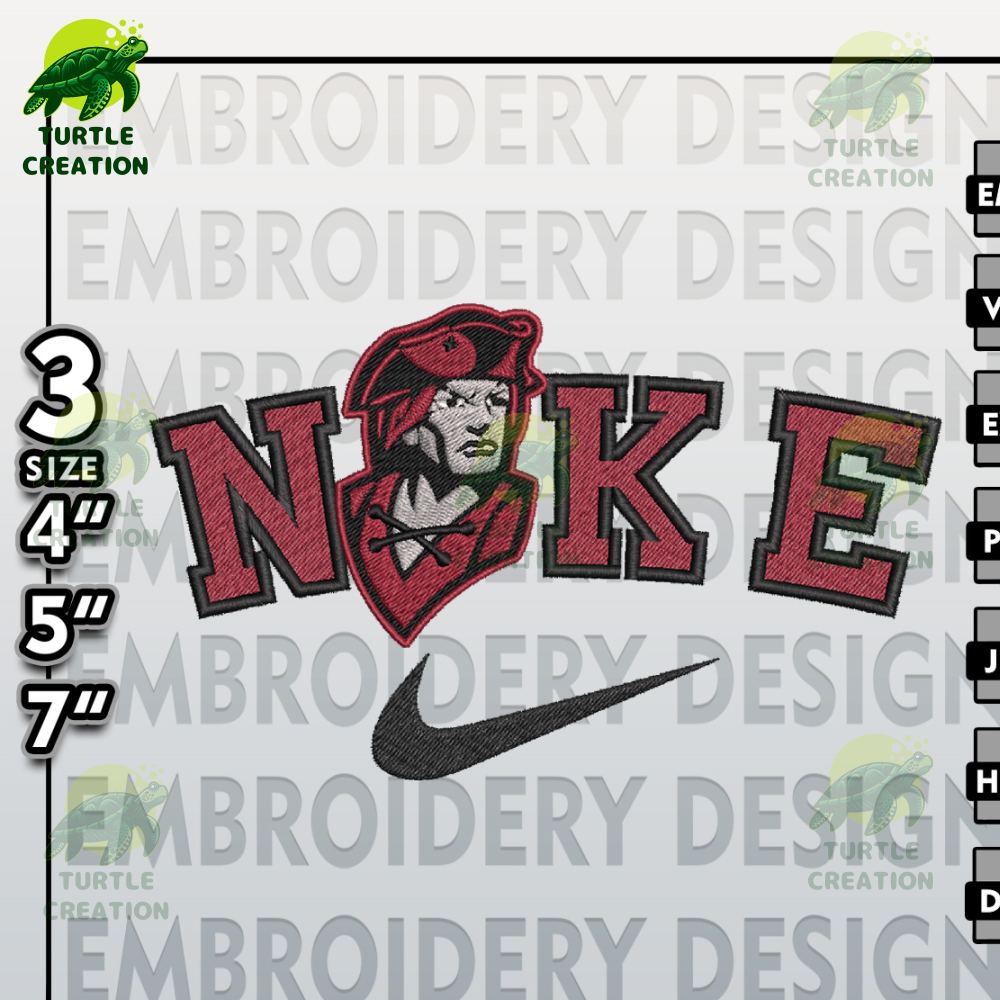 NCAA Embroidery Files, Nike Colgate Raiders Embroidery Designs, Colgate Raiders, Machine Embroidery Files.jpg