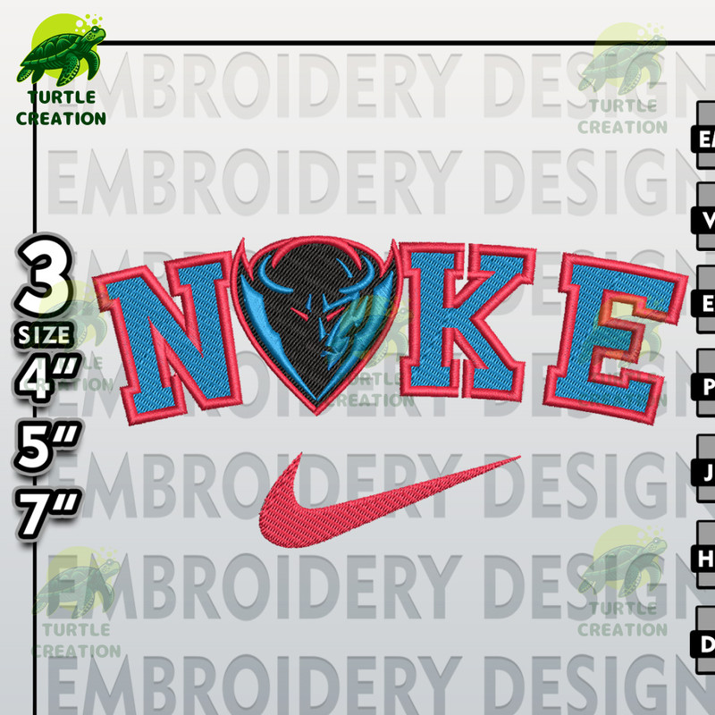 NCAA Embroidery Files, Nike DePaul Blue Demons Embroidery Designs, DePaul Blue Demons, Machine Embroidery Files.jpg