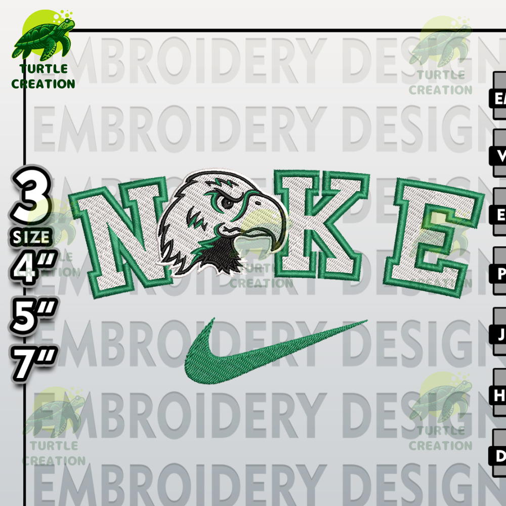 NCAA Embroidery Files, Nike Eastern Michigan Eagles Embroidery Designs, Michigan Eagles, Machine Embroidery Files.jpg