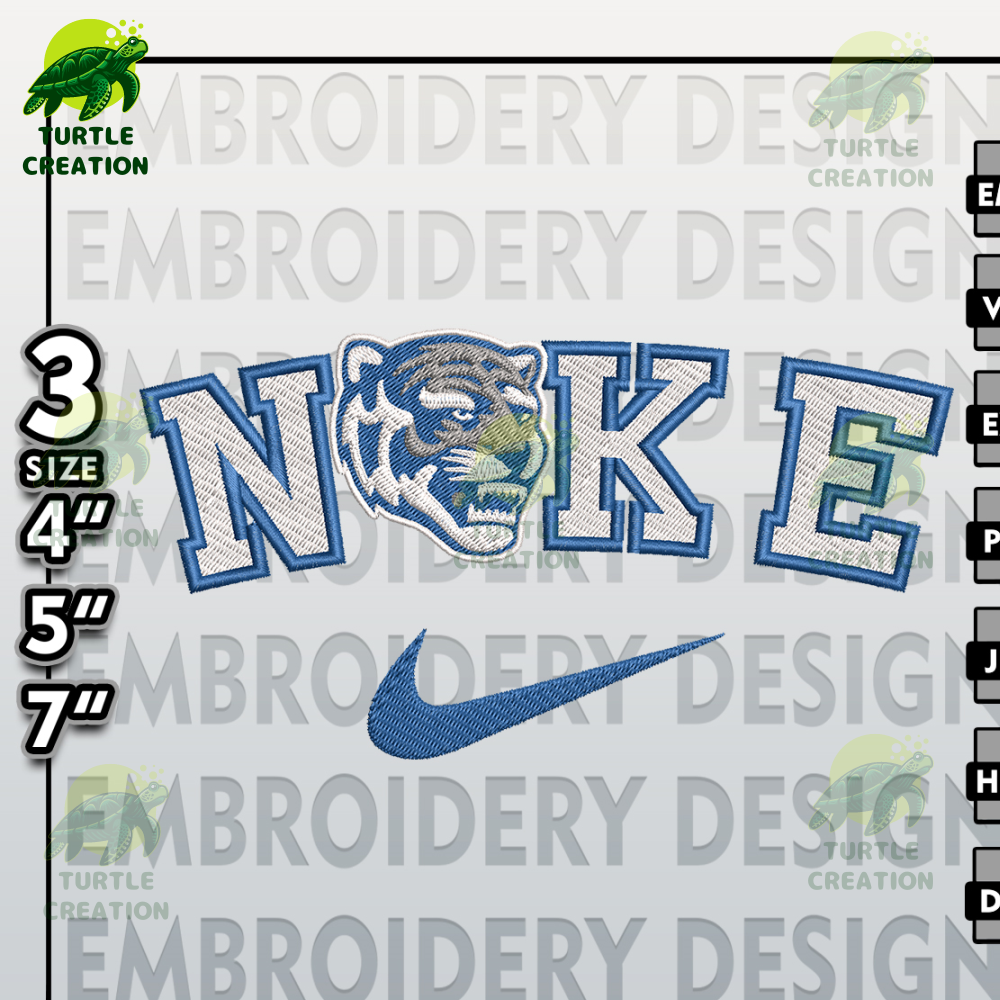 NCAA Embroidery Files, Nike Memphis Tigers Embroidery Designs, Memphis Tigers, Machine Embroidery Files.jpg
