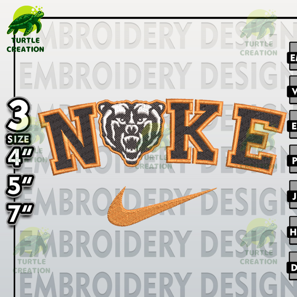NCAA Embroidery Files, Nike Mercer Bears Embroidery Designs, Mercer Bears, Machine Embroidery Files.jpg