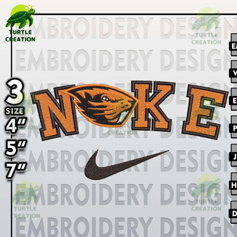NCAA Embroidery Files, Nike Oregon State Beavers Embroidery Designs, Oregon State Beavers, Machine Embroidery Files.jpg