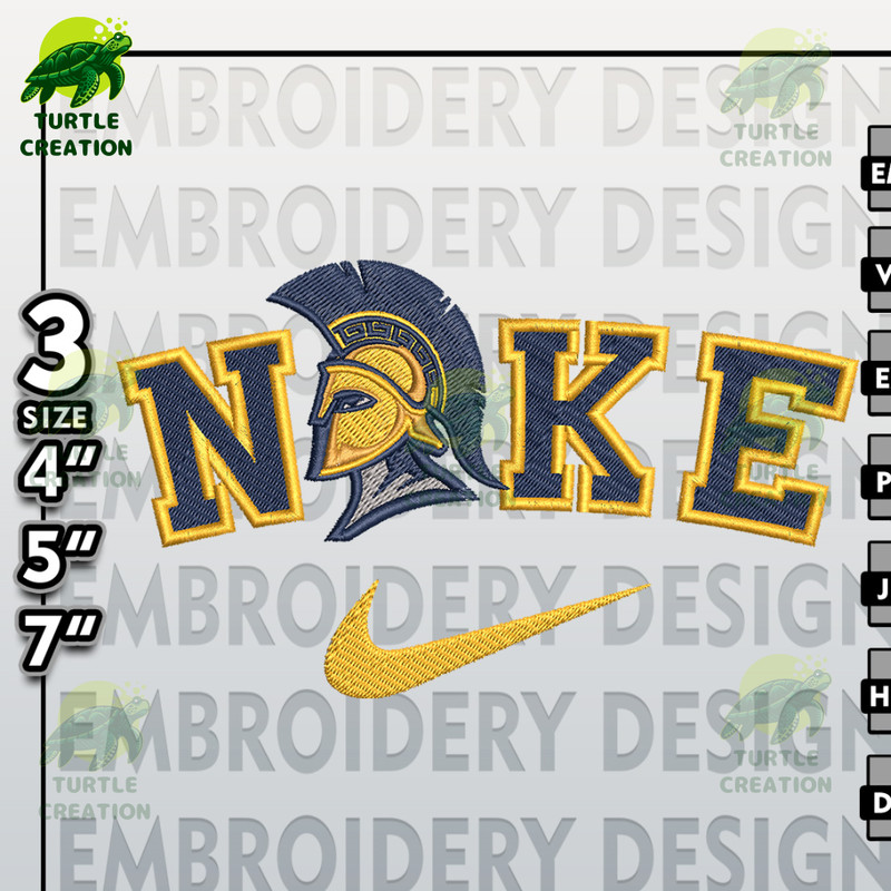 NCAA Embroidery Files, Nike UNC Greensboro Spartans Embroidery Designs, UNC, Machine Embroidery Files.jpg