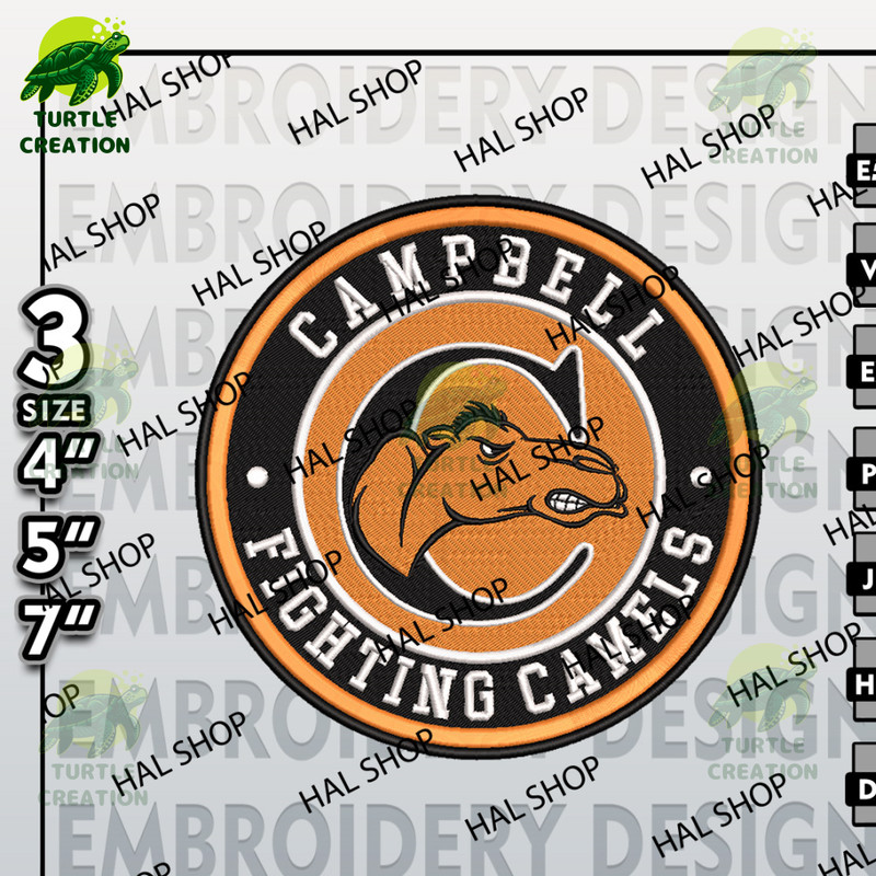 NCAA Fighting Camels Embroidery Designs, NCAA Logo Embroidery Files, Fighting Camels Machine Embroidery Design.jpg