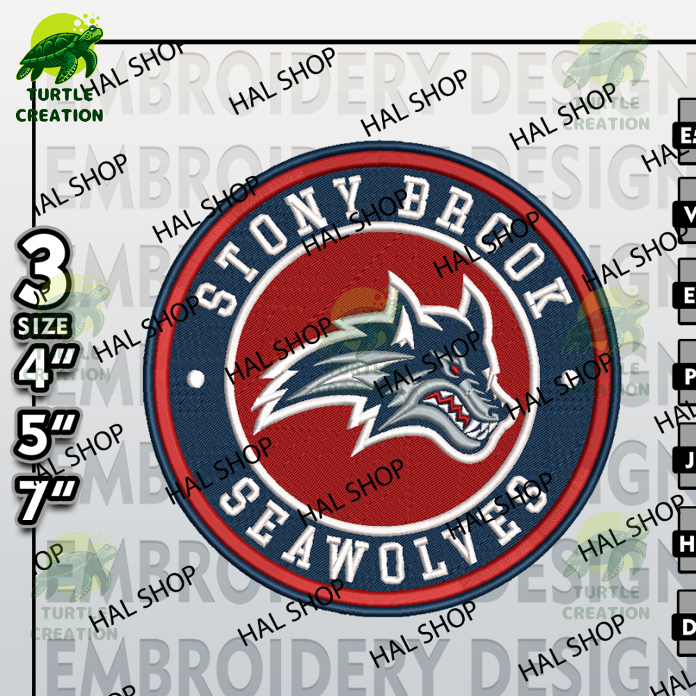 NCAA Stony Brook Seawolves Embroidery Designs, NCAA Logo Embroidery Files, Stony Brook Seawolves Embroidery Design.jpg