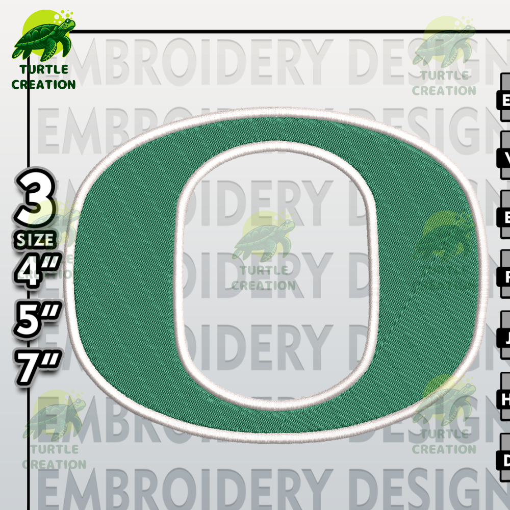 Oregon Ducks Embroidery Files, NCAA Logo Embroidery Designs, NCAA Ducks, Machine Embroidery Designs.png