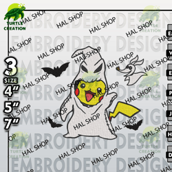 pokemon machine embroidery designs, pikachu oogie boogie halloween embroidery files, halloween embroidery