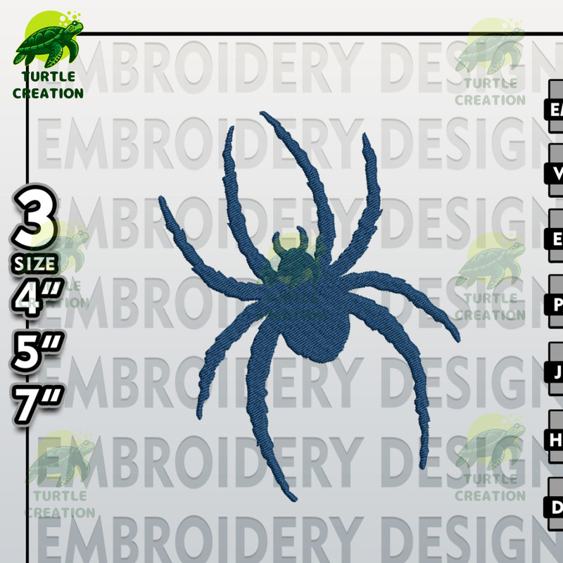 Richmond Spiders Embroidery Designs, NCAA Logo Embroidery Files, NCAA Spiders, Machine Embroidery Pattern.jpg