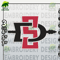 San Diego State Aztecs Embroidery Files, NCAA Logo Embroidery Designs, NCAA Aztecs, Machine Embroidery Designs 1.jpg