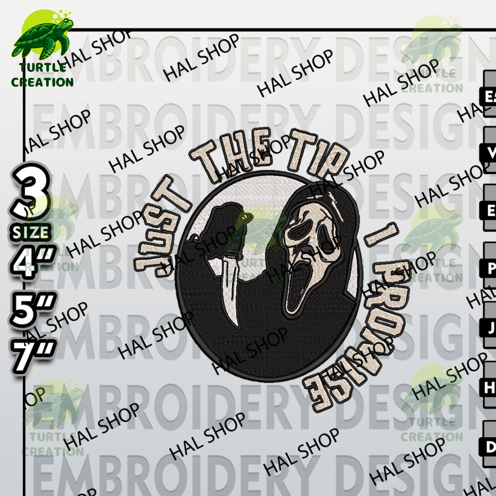 Scream Embroidery Designs, Horror Character Embroidery Files, Halloween Horror Character, Machine Embroidery Patt 3.jpg