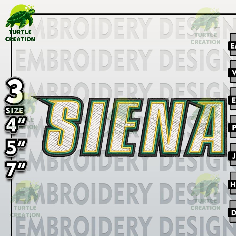 Siena Saints Embroidery Designs, NCAA Logo Embroidery Files, NCAA Siena Saints, Machine Embroidery Pattern.jpg