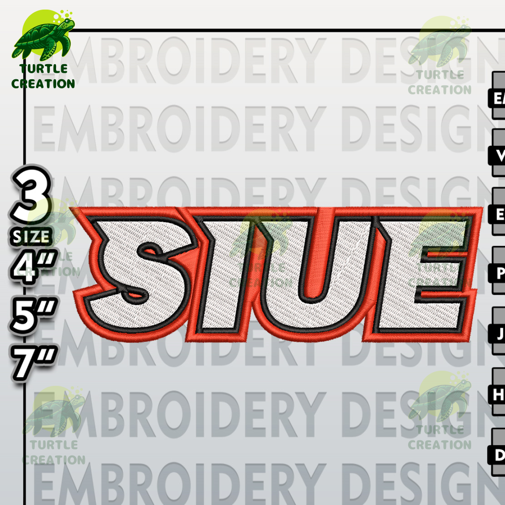 SIU Edwardsville Cougars Embroidery Designs, NCAA Logo Embroidery Files, NCAA SIU, Machine Embroidery Pattern.jpg