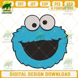 cookie monster face embroidery designs, sesame street embroidery files.jpg