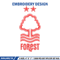 Nottingham Forest Embroidery Designs Nottm Forest Logo Embroidery Files Nottm Forest Machine Embroi 0