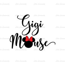 Gigi Minnie Mouse SVG