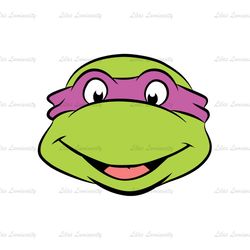 Donatello Ninja Turtle Head Vector