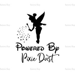 Power By Pixie Dust Fairies Tinkerbell SVG