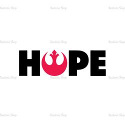 Hope Rebel Alliance Symbol Star Wars Movie SVG