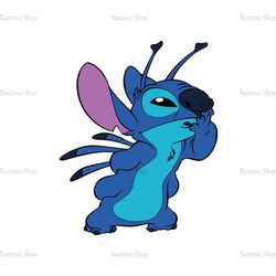 Disney Cute Alien Dog Stitch Cartoon Clipart SVG