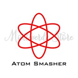 Avengers Superhero Atom Smasher Logo SVG