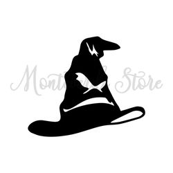 Harry Potter Sorting Wizard Hat SVG Silhouette Vector