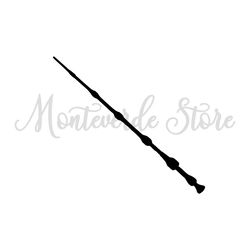 The Magic Wand Vector Harry Potter Movie SVG Clipart