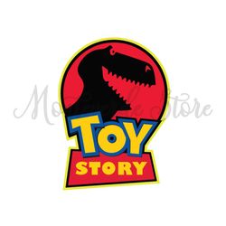 Disney Pixar Toy Story Character Tyrannosaurus Rex Head SVG