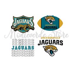 Jacksonville Jaguars Bundle Svg, Football Svg ,Sport Svg, Football Logo Instant Download SVG Cricut files