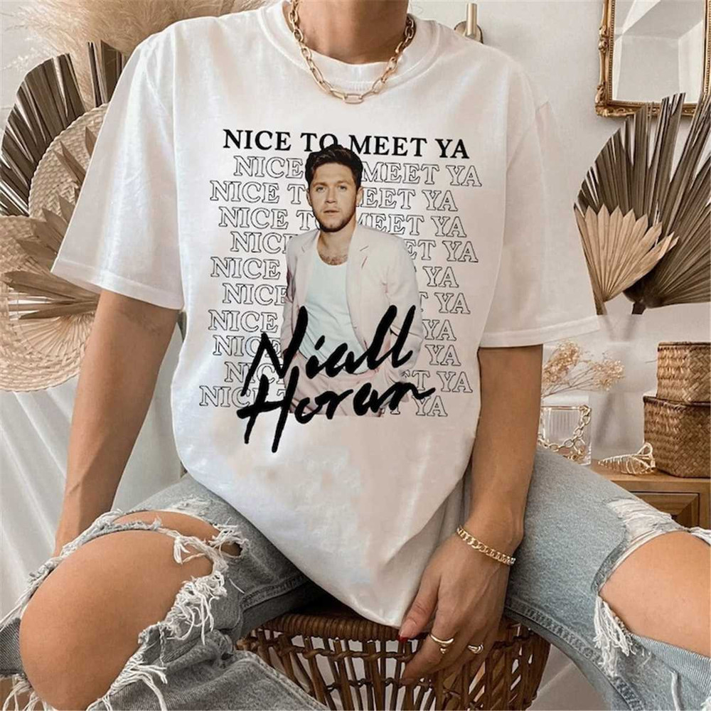 Nice To Meet Ya  Niall Horan TShirt Niall Horan Unisex Tee Niall Horan Merch Niall Horan Gift