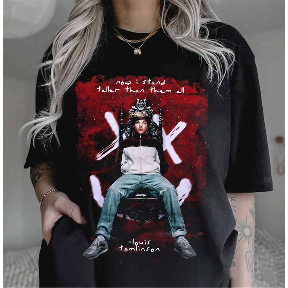 Now I Stand Taller Than Them All Louis Tomlinson Shirt Louis Tomlinson Merch Walls Shirt Louis To