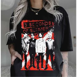 retro 5 seconds of summer member shirt, take my hand tour shirt, 5sos shirt, 5sos merch, band tour shirt, shirt for 5sos