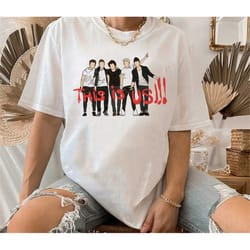 this is us, one direction member t-shirt, one direction shirt, one direction merch, 1d gift, gift for fan 1d