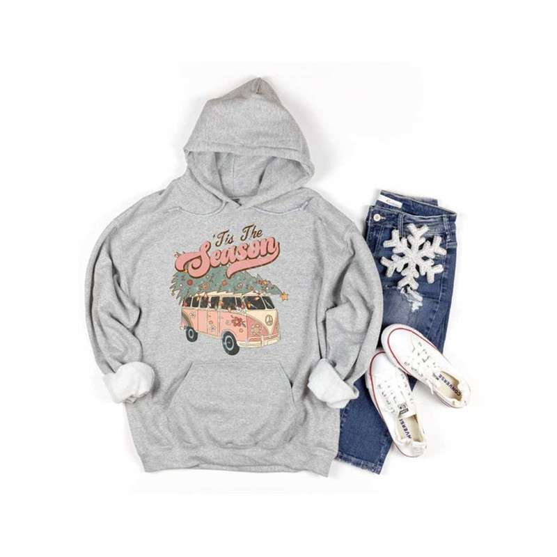 Tis The Season Hoodie, Santa Hoodie, Funny Christmas Hoodie, Christmas Hoodie, Merry Christmas Hoodie, Retro Christmas H.jpg