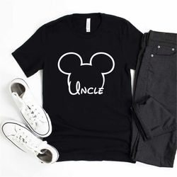 uncle mouse shirt, disney shirt for men, disney mens shirt, disney uncle shirt, mickey shirt, disney family shirt, disn