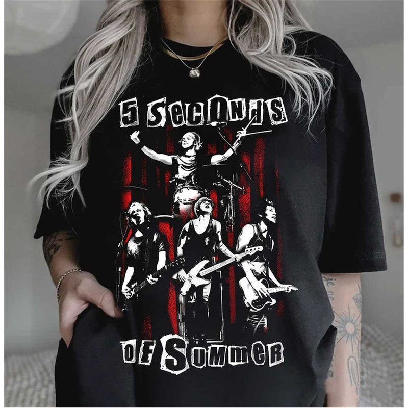 Vintage 5 Seconds Of Summer Member Shirt, Take My Hand Tour Shirt, 5SOS Shirt, 5SOS Merch, Band Tour Shirt, Shirt For 5S.jpg