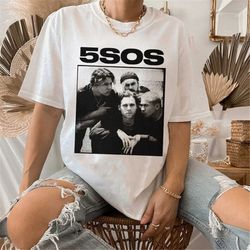 vintage 5 seconds of summer tour shirt, 5sos shirt, 5sos merch, band tour shirt, shirt for 5sos fan