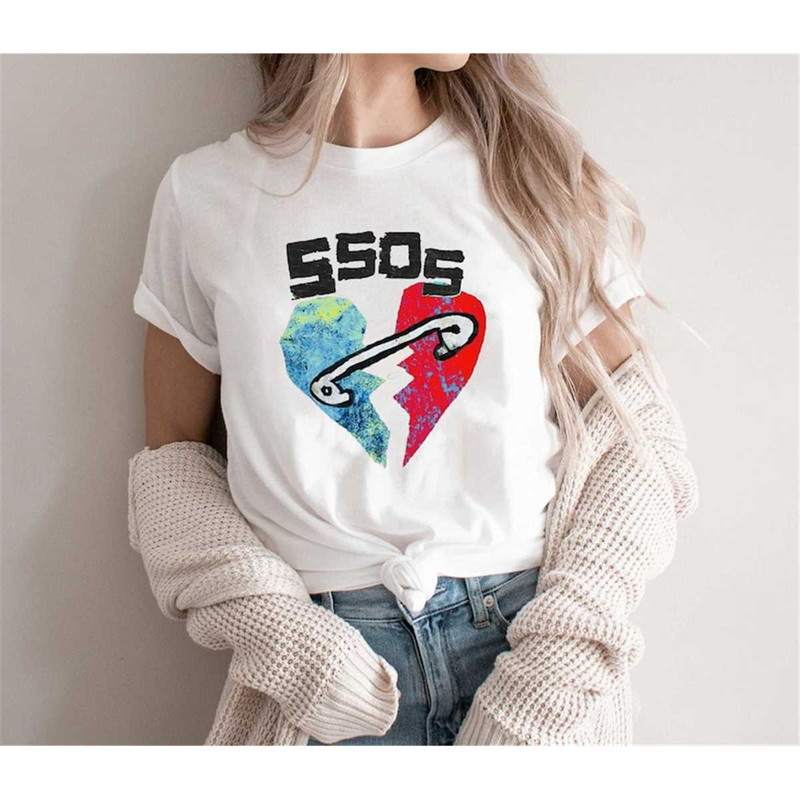 Vintage 5SOS Hoodie, 5 Seconds Of Summer Shirt, 5SOS Shirt, 5SOS Merch, Band Tour Shirt, Shirt For 5SOS Fan.jpg