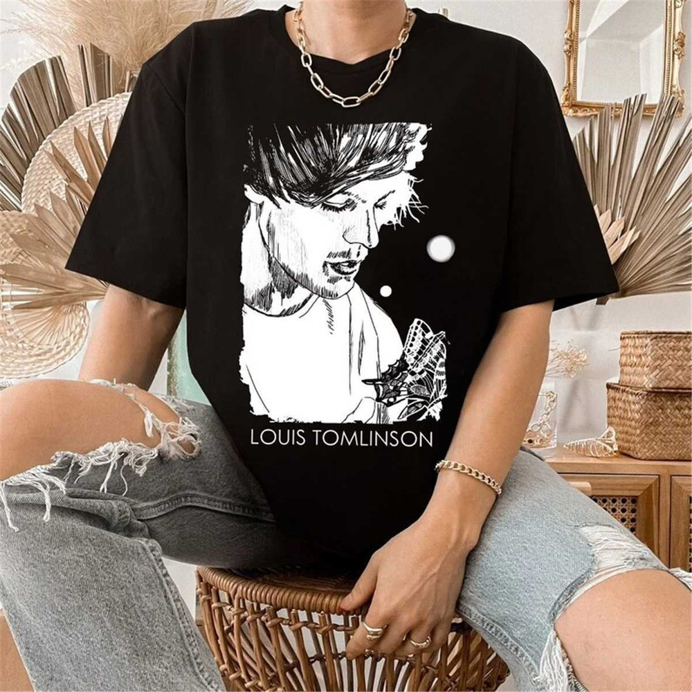 Vintage Art Louis Tomlinson Shirt, Louis Tomlinson Merch ,One Direction Shirt, One Direction Gift, Shirt For Fan Louis T.jpg