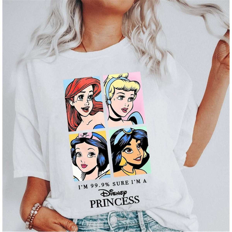 Vintage I'm 99 Disney Princess, Princess Disney Shirt, Princess Disney T-Shirt, Princess Shirt, Disney Family Shirts, Gi.jpg