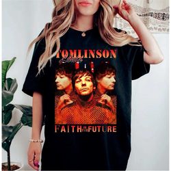 vintage louis tomlinson faith in the future shirt, louis tomlinson merch, one direction shirt, louis tomlinson fan shirt