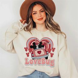 vintage mickey minnie love bug valentine shirt, retro disney valentine shirt, disney valentines day shirt, valentines g