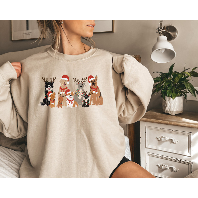 Christmas Dog Sweatshirt, Dog Owner Christmas Gift, Dog Christmas Sweatshirt, Christmas Sweater, Holiday Sweater, Christmas Shirt, Dog Gift.jpg