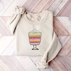 friends english trifle sweatshirt, rachels trifle shirt, friendsgiving shirt, friends sitcom sweatshirt for fan, friends