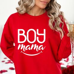 boy mama sweatshirt, mama gift, mom sweatshirt, christmas or birthday gift for boy mom, vintage mama shirt, new mom of b