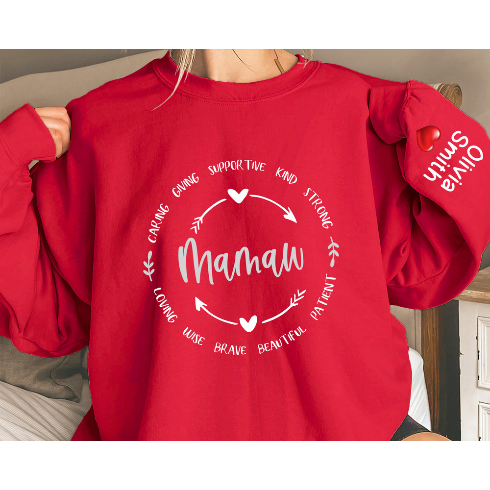 Custom Mamaw Sweatshirt, Mamaw Gift, Personalized Mamaw Sweater for Grandma Shirt for Mamaw Mother's Day Gift Pregnancy Announcement Mamaw.jpg