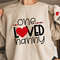 Custom One Loved Nanny Sweatshirt, Personalized Valentines Nanny Sweatshirt, Messy Bun Valentines Sweater, Mine Sweatshirt, Love Sweatshirt.jpg