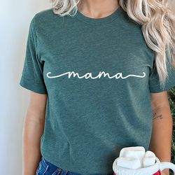 Mama Shirt, Mom Shirt With Names, Mothers Day Shirt, Mama With Children Names Tee