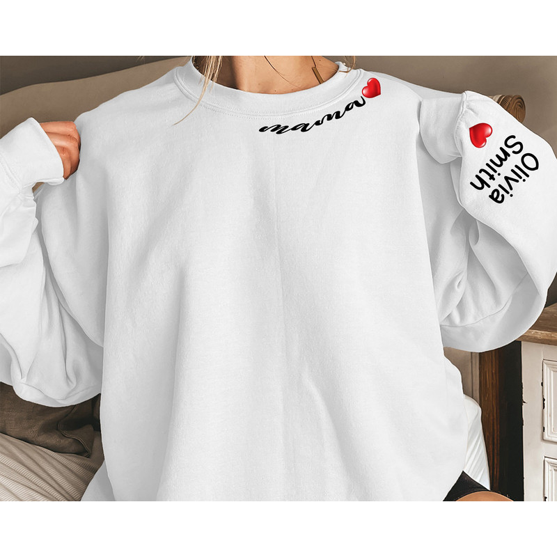 Personalized Mama Sweatshirt, Custom Mom Sweatshirt, Minimalist Momma Sweater, Christmas Gift for Mom, Gift for Her 1.jpg