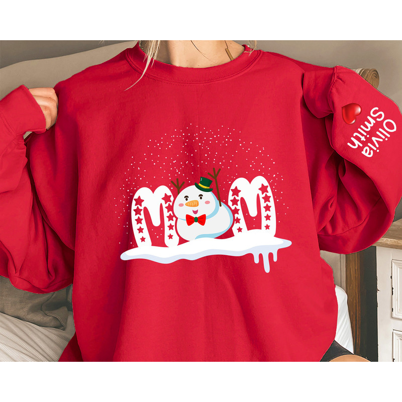 Personalized Mom Sweatshirt with Kids Names Sleeve, Custom Momma Sweater, Est Date Mom Sweatshirt, Gift for Mother, Childs Names on Sleeve.jpg